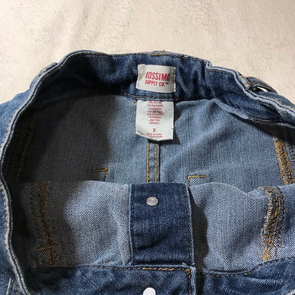 {Mossimo} denim high waist button front mini skirt - Picture 5 of 6